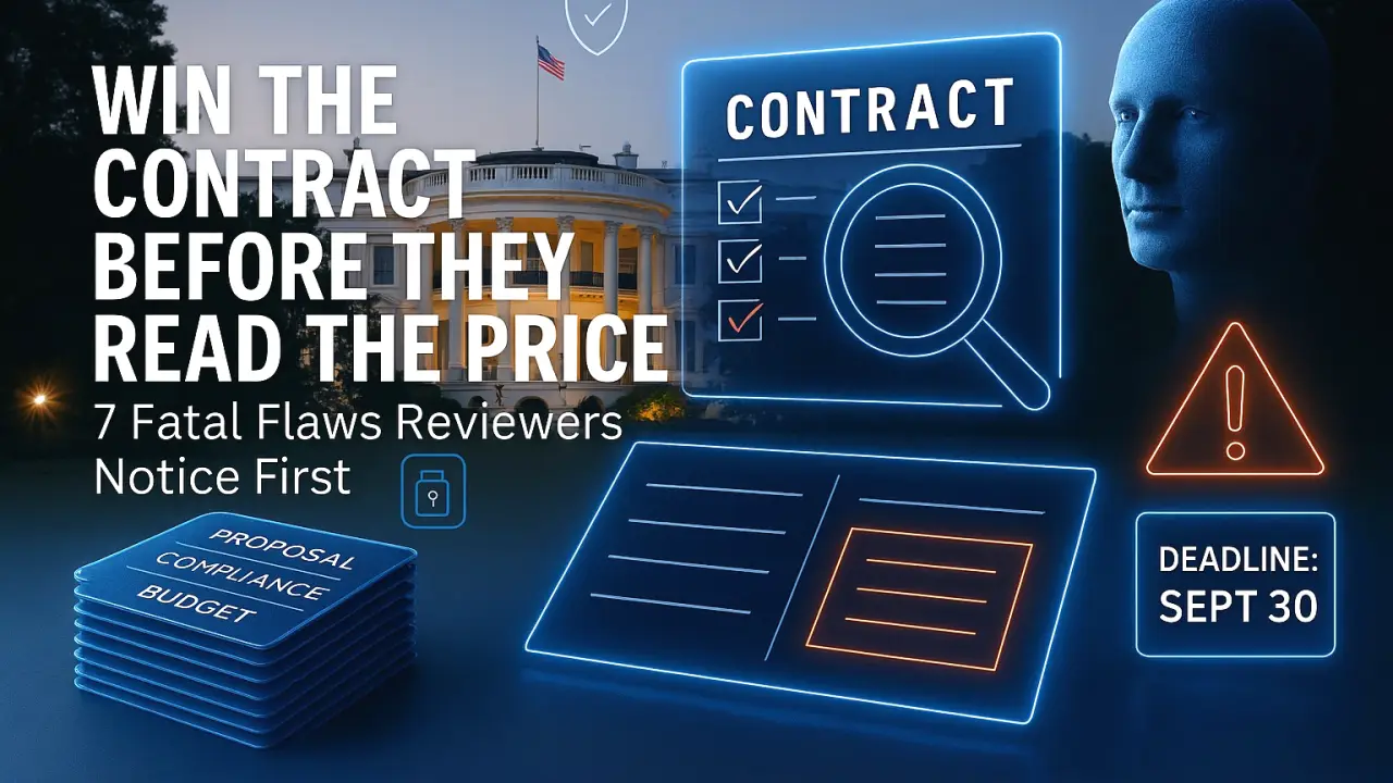 Win the Contract Before They Even See Your Price — 7 Fatal Proposal Flaws