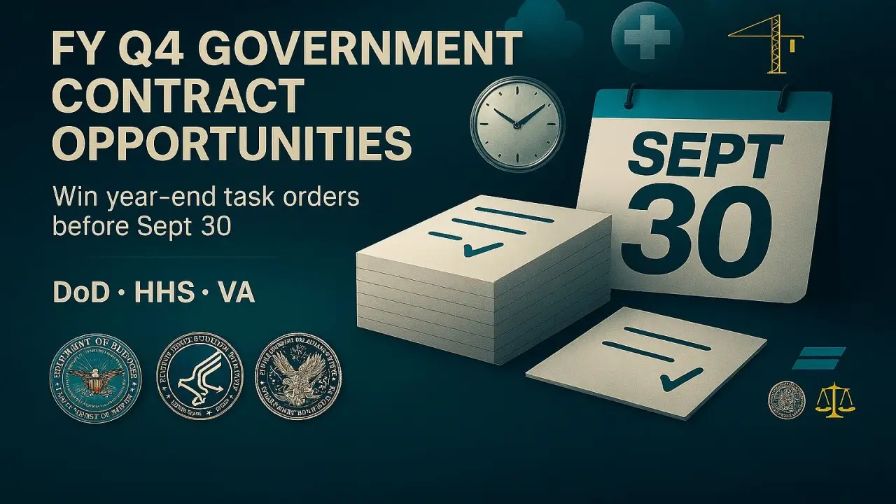 FY Q4 Government Contract Opportunities — Year-End Spending Rush